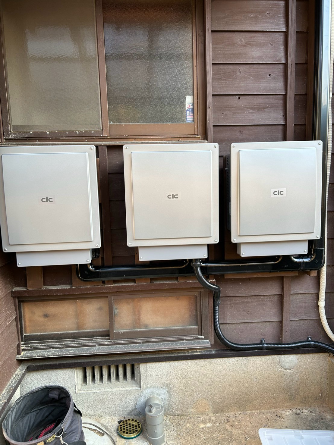 長州産業 蓄電システム設置完工