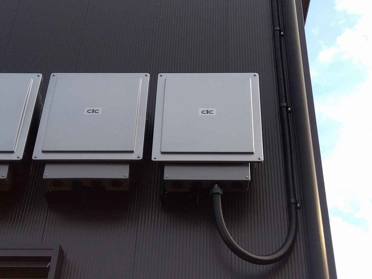 長州産業 蓄電システム設置完工