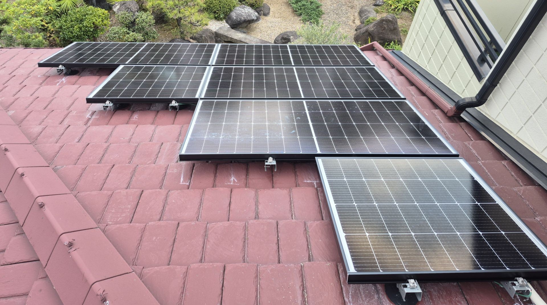 長州産業　太陽光発電システム設置完工