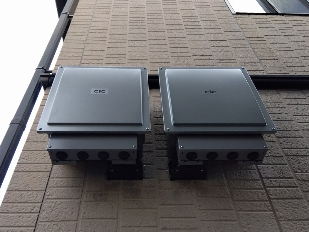 長州産業　蓄電システム設置完工