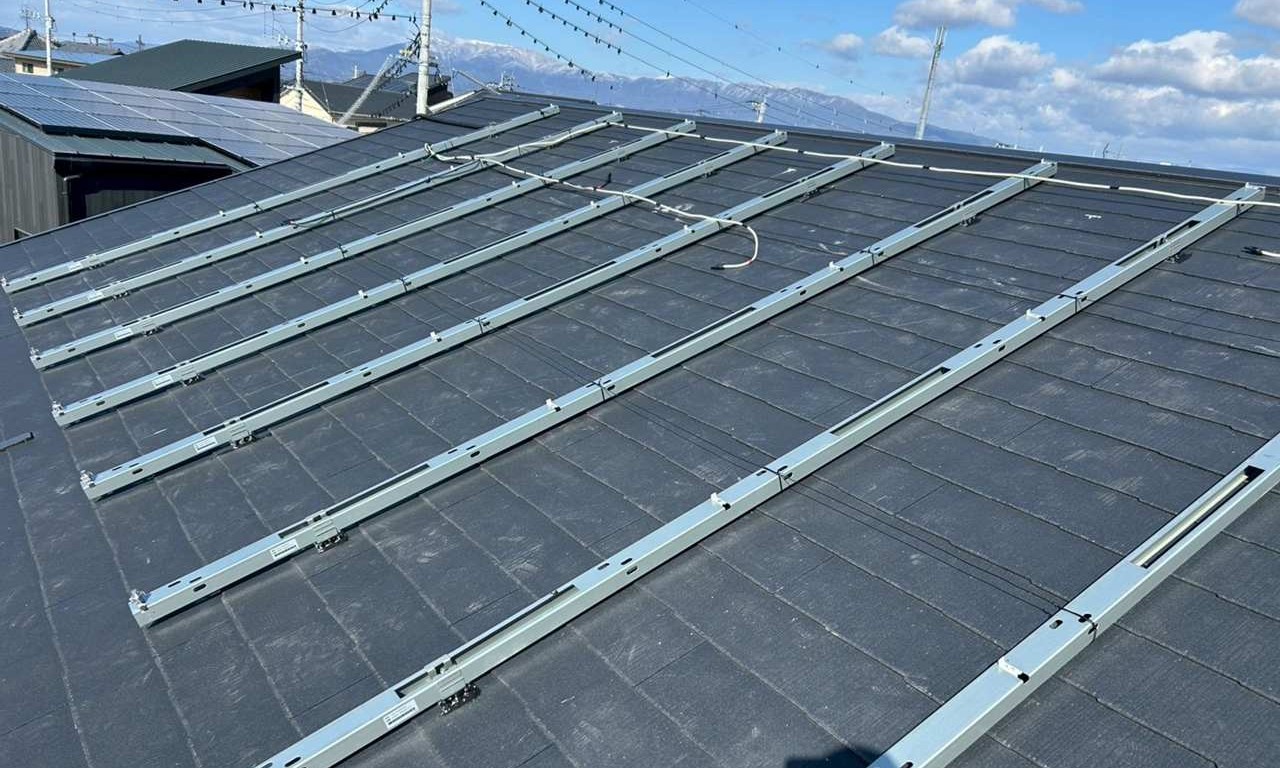 長州産業　太陽光発電システム設置完工
