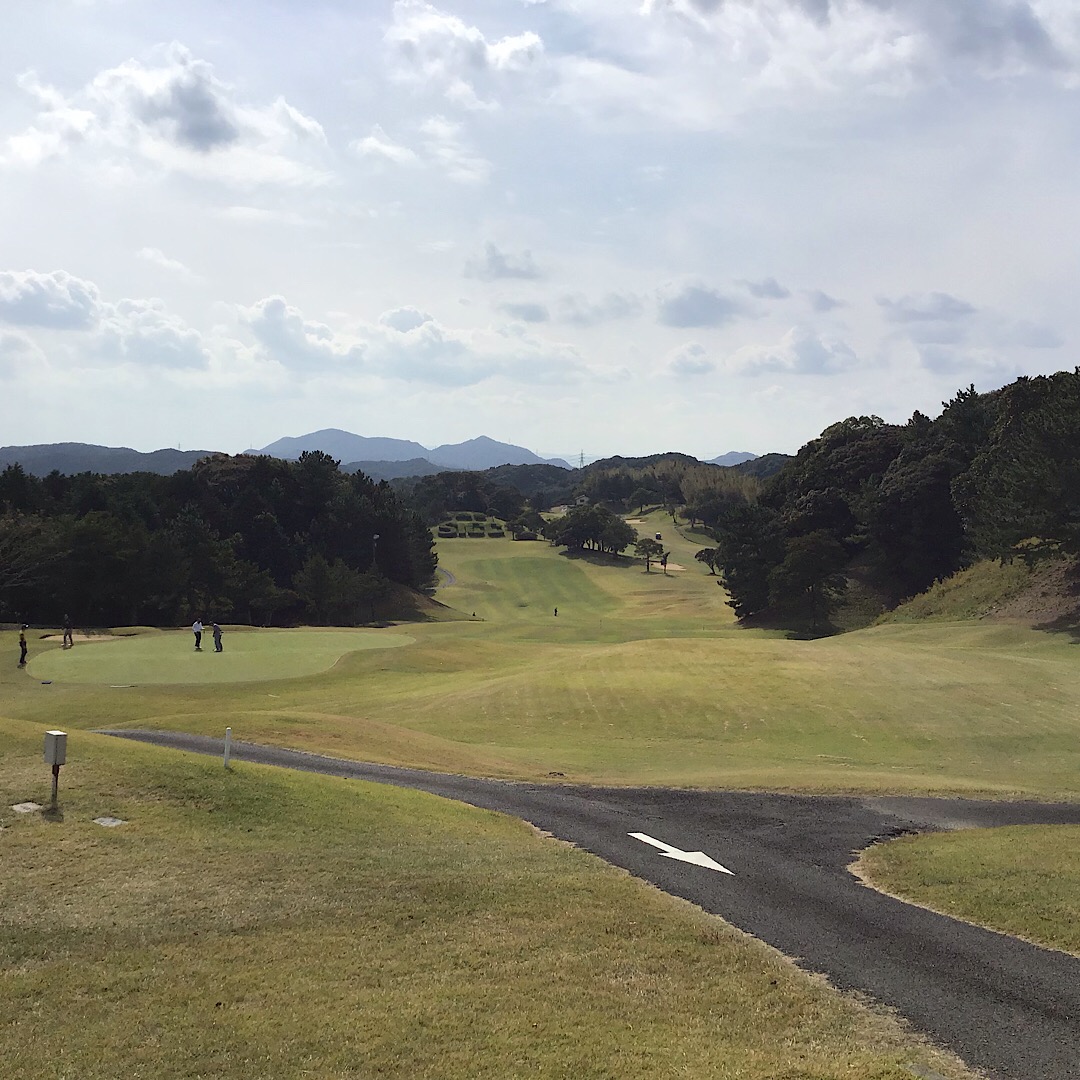 佐世保国際カントリー倶楽部にて