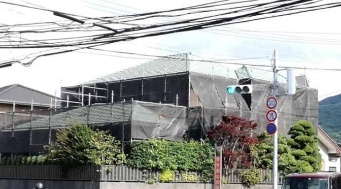 外壁塗装工事着手です！