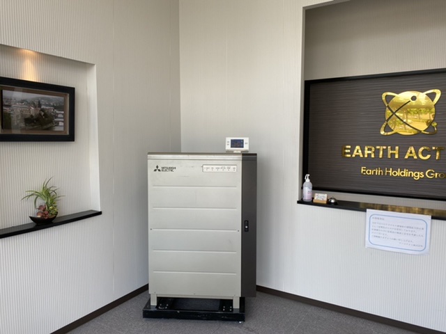 三菱SMART V2H実物展示中