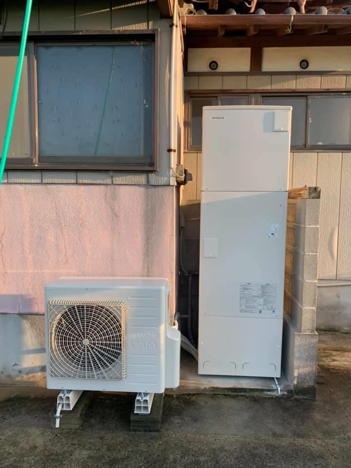 光熱費節約 !! 灯油ボイラーからエコキュートへ