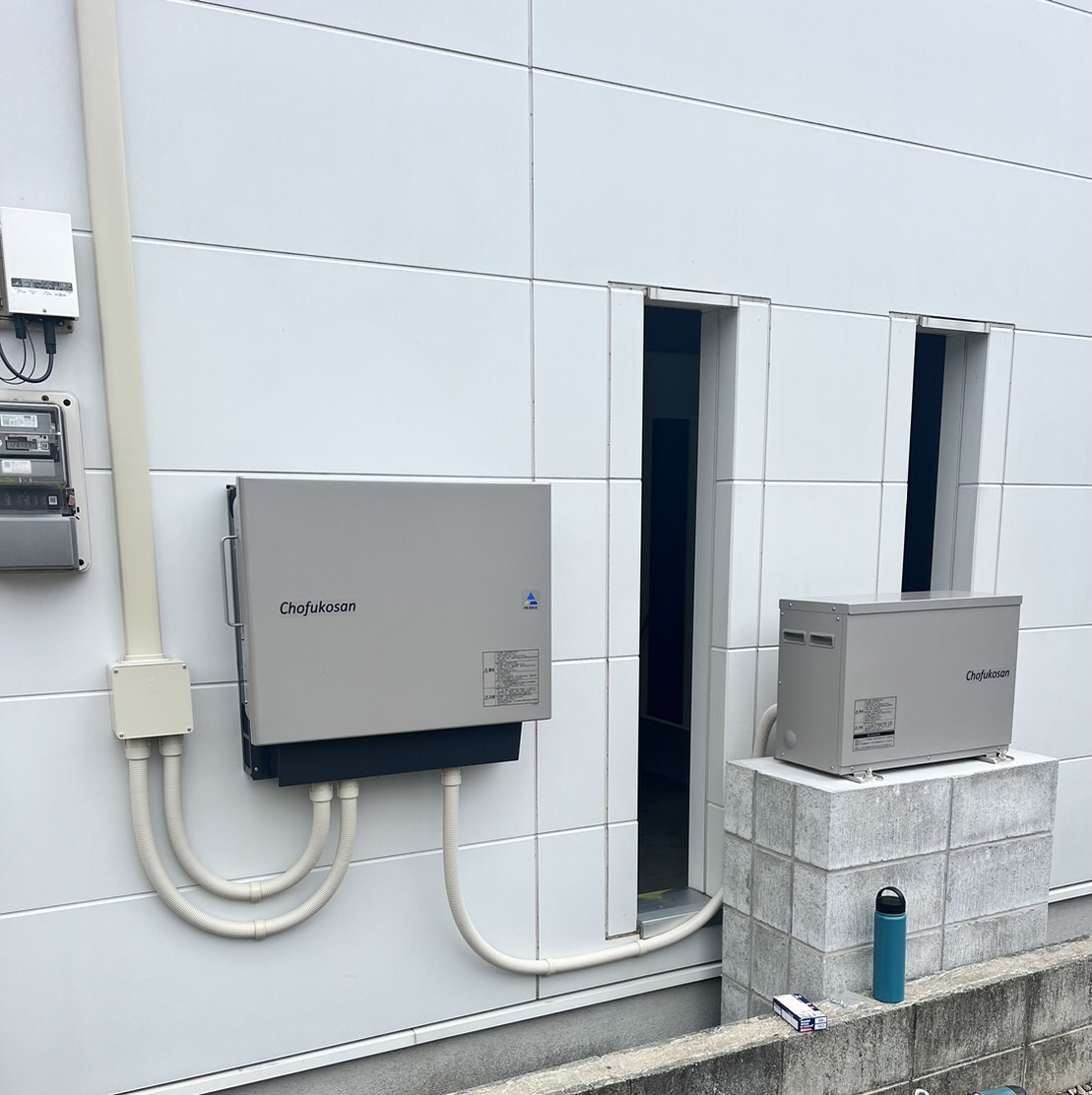 蓄電池＋太陽光発電パネル設置工事