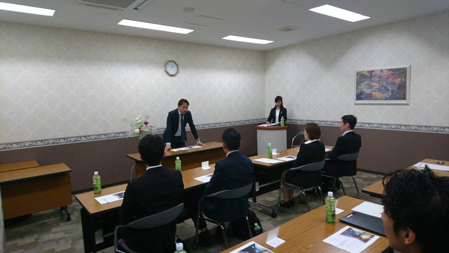 入社式