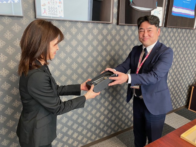 感謝状をいただきました