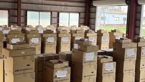 九州最大級の蓄電池在庫数